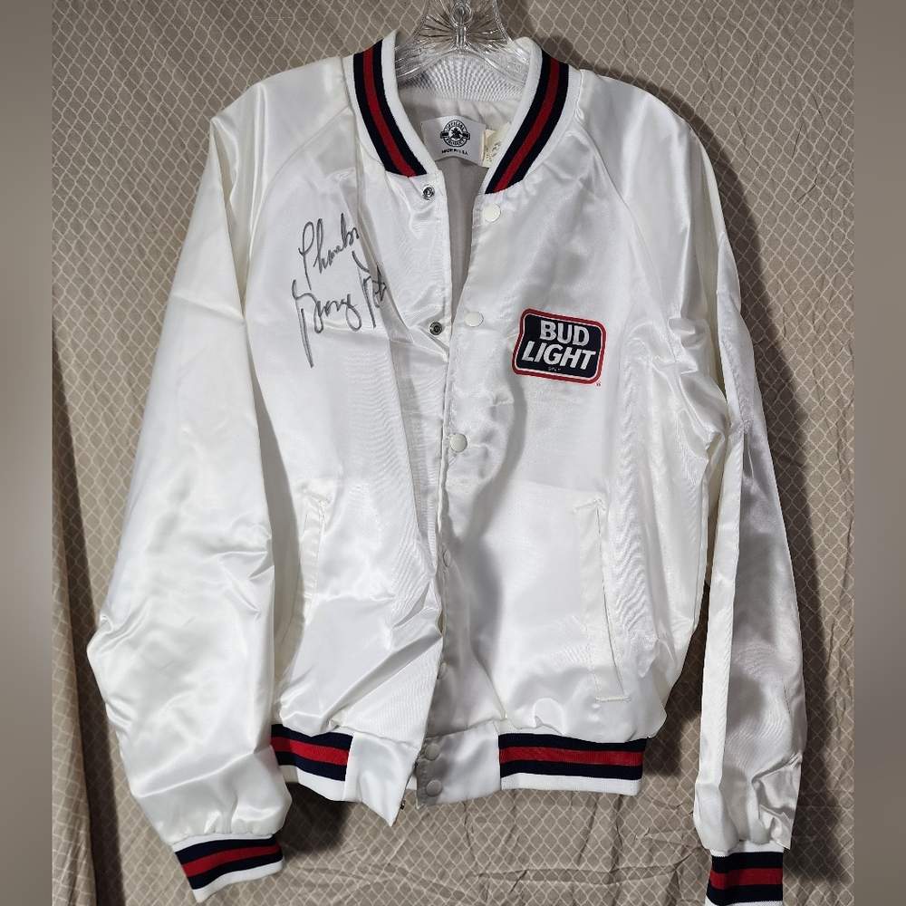 George Strait Autographed Tour Jacket Bud Light Large
